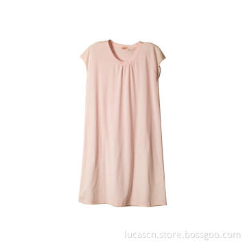 Women's  Nightgown Short Sleeve Soft Sleepwear Loungewear Nightshirts